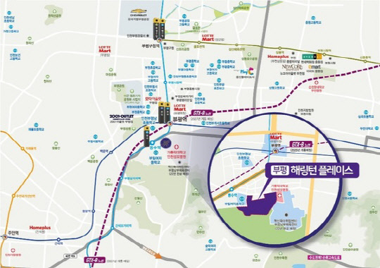 사진= 부평역 해링턴플레이스. 제공